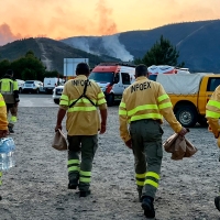 Los trabajos se centran en el noreste de Ovejuela: se calculan más de 10.000 ha arrasadas