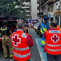 Cinco personas trasladadas hasta el Hospital tras un incendio en Cáceres