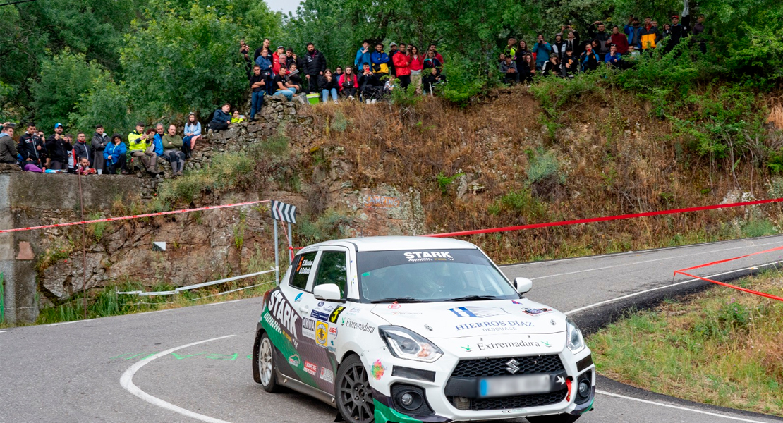 Las fuertes lluvias no frenan el 37º Rallye Norte de Extremadura