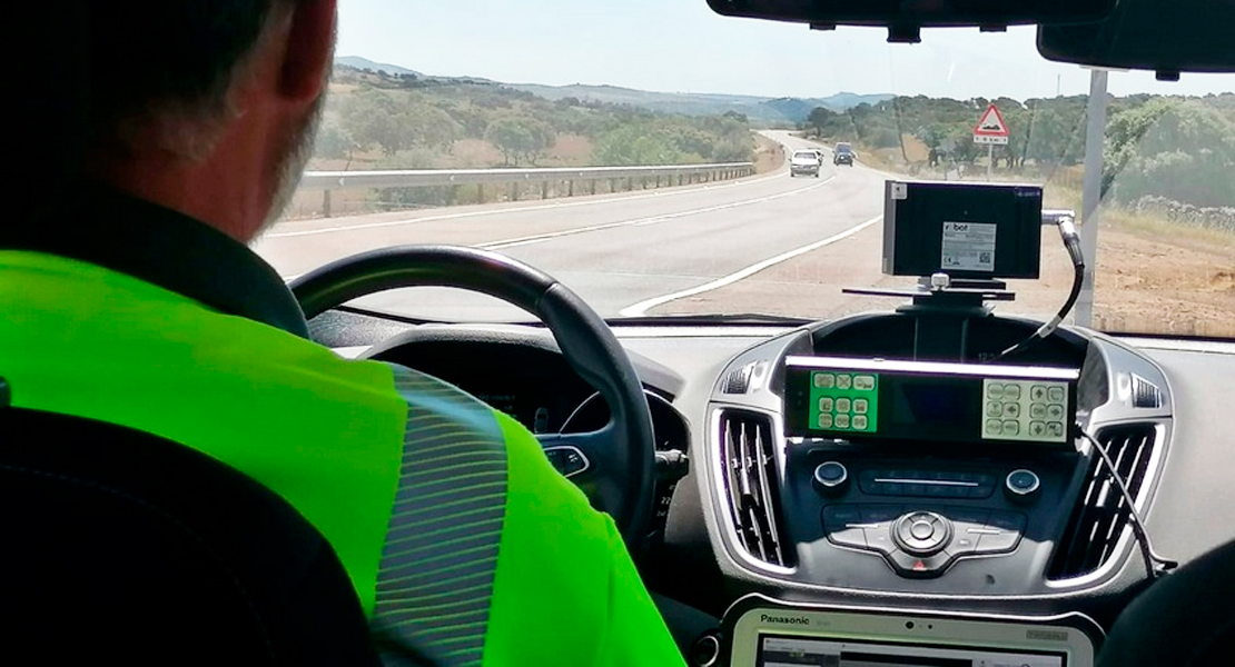 Un extremeño circula a 171 km/h por una vía de 70 en la provincia de Badajoz