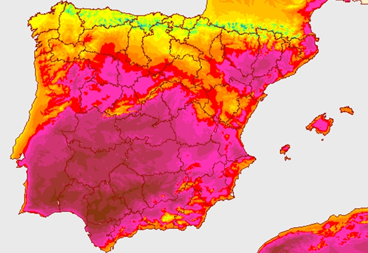 Una ciudad extremeña marca la temperatura más alta del país