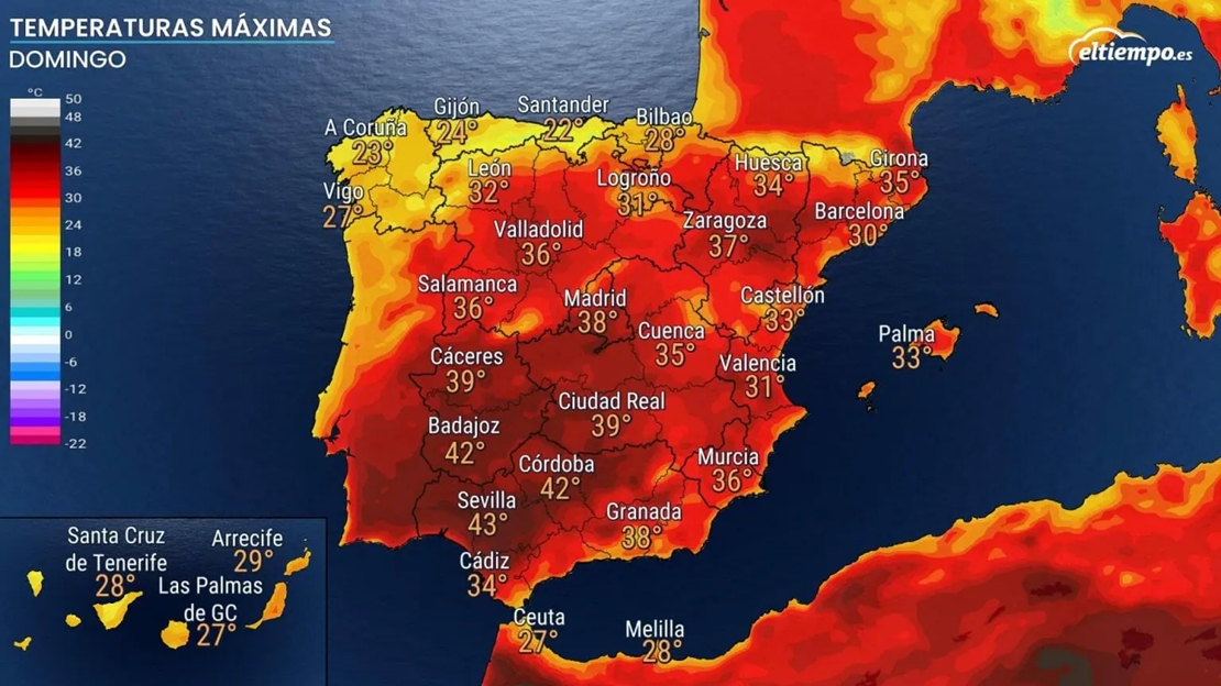 Extremadura superará los 40º este fin de semana