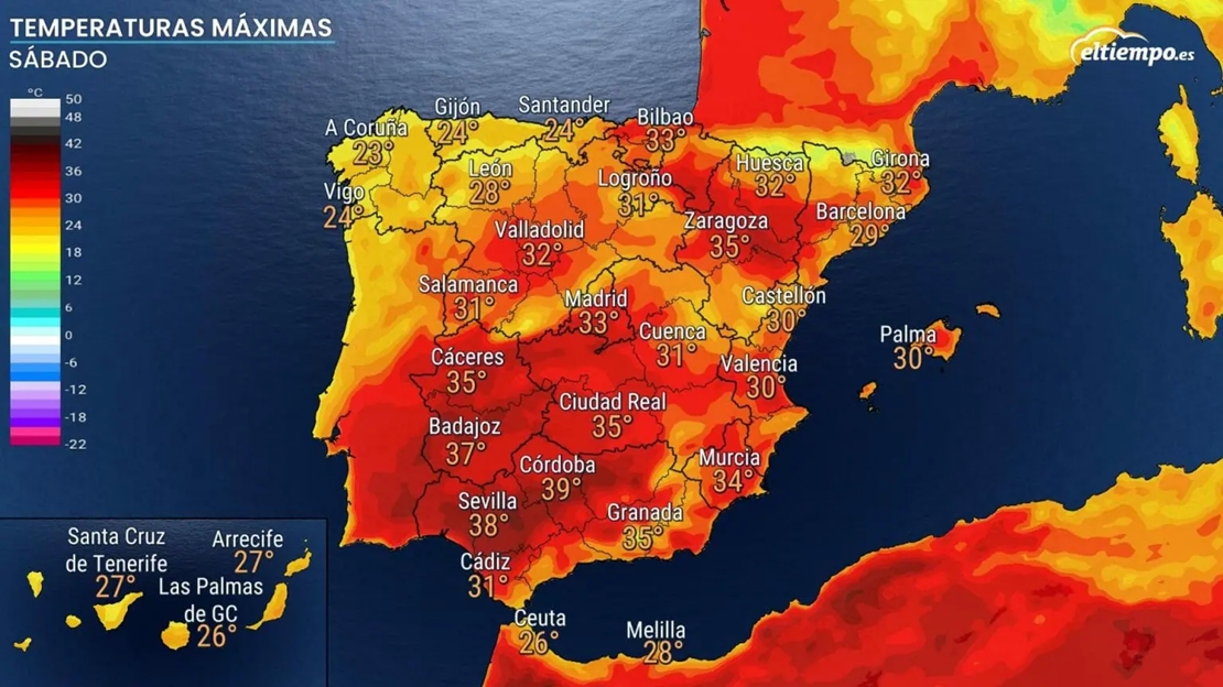 Ya hay fecha para el subidón de temperaturas: Extremadura superará los 35 grados