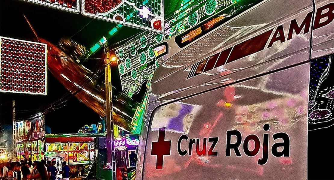 Una persona hospitalizada tras caerse en la zona de atracciones de la Feria de San Juan