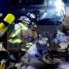 Un bombero herido mientras trabajaba en un incendio en Badajoz