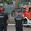 Incendio en una churrería en la barriada Suerte de Saavedra (Badajoz)