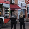 Incendio en una churrería en la barriada Suerte de Saavedra (Badajoz)