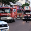 Incendio en una churrería en la barriada Suerte de Saavedra (Badajoz)