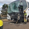 Imágenes del aparatoso accidente que ha provocado el corte en la A-5