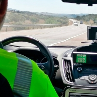 Un extremeño circula a 171 km/h por una vía de 70 en la provincia de Badajoz