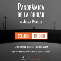 Julián Portillo lanza “Panorámica de la ciudad” su cuarto libro de poemas que presentará en Olivenza