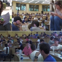 Los alumnos se enfrentan al primer día de la EBAU en Extremadura