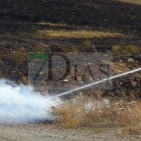 Bomberos de Badajoz extinguen un incendio cercano a Los Colorines (BA)