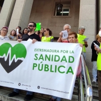 Nueva concentración en defensa de la Sanidad Pública en Extremadura