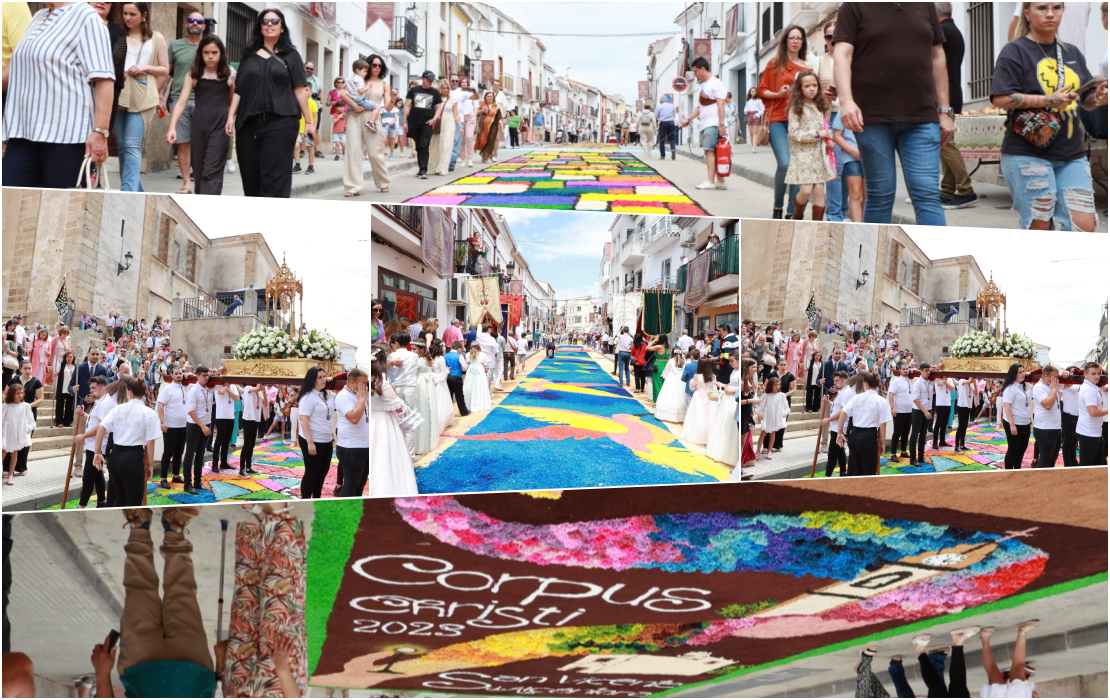 Imágenes del Corpus Christi en San Vicente de Alcántara 2023