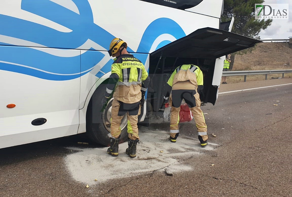 Imágenes del aparatoso accidente que ha provocado el corte en la A-5