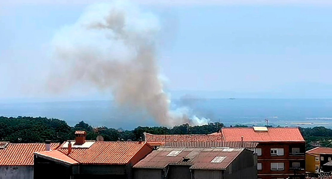 Declarado un incendio forestal en Jaraíz de la Vera