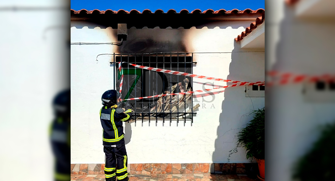 Un mujer queda atrapada en un incendio en La Codosera (BA)