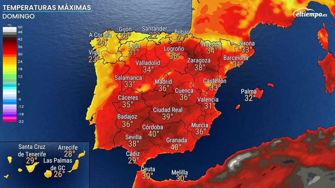 Elecciones 2023: calor de hasta 40 grados en algunos lugares