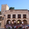 La Plaza de España testigo de la multiculturalidad del folklore