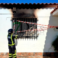 Una mujer queda atrapada en un incendio cerca de La Codosera (BA)