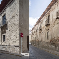 El antes y el después de un histórico edificio a punto de derrumbarse en Fregenal