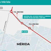 Así quedará el nuevo acceso a Mérida