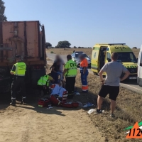 Una mujer grave trasladada hasta el Hospital de Cáceres tras un accidente