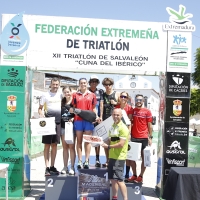 Gran espectáculo en el XII Triatlón de Salvaleón Cuna del Ibérico