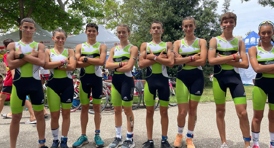 Buen papel de Extremadura en el Campeonato de España de Triatlón