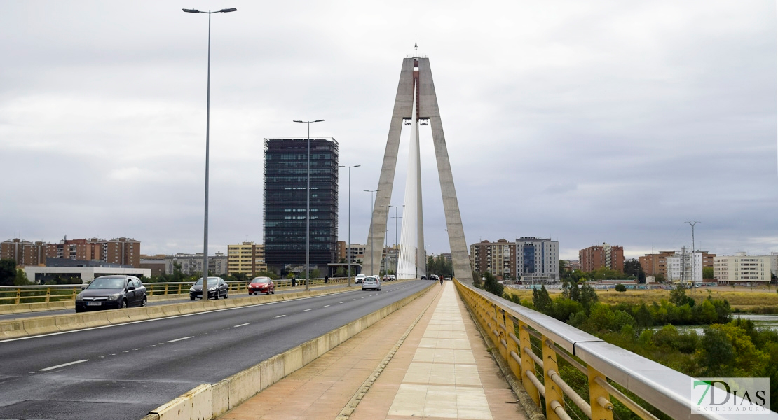 Próximos cortes en el Puente Real en Badajoz debido a las obras