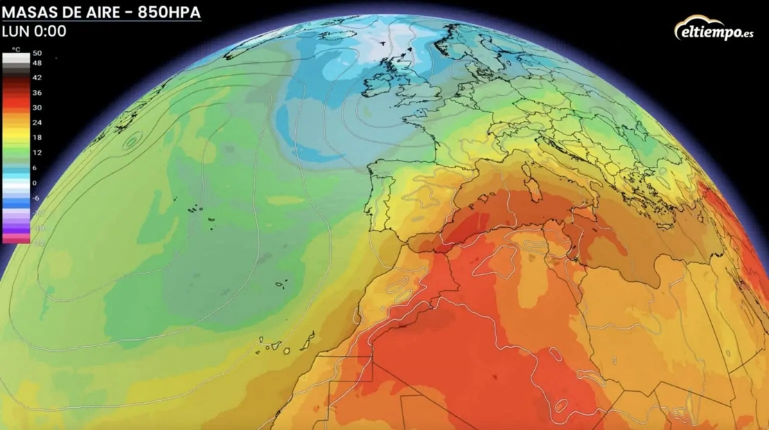 Una vaguada de aire más frío refrescará el ambiente varios días