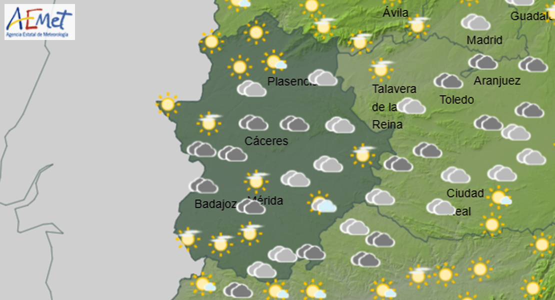 Llega un descenso de hasta 10 grados a Extremadura