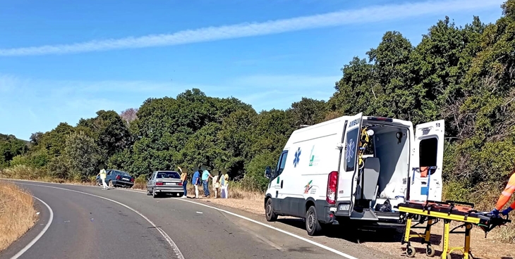 Grave tras un accidente en la salida a la Codosera (BA)