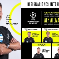 El extremeño Gil Manzano arbitrará el playoff de la Liga de Campeones