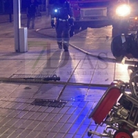 Incendio de madrugada en un establecimiento de hostelería en Valdepasillas