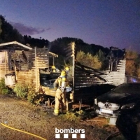 Muere una menor de madrugada tras un incendio en un camping