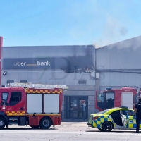 Incendio en el Polígono de Plasencia