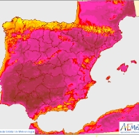 Extremadura en alerta naranja superando los 42 grados