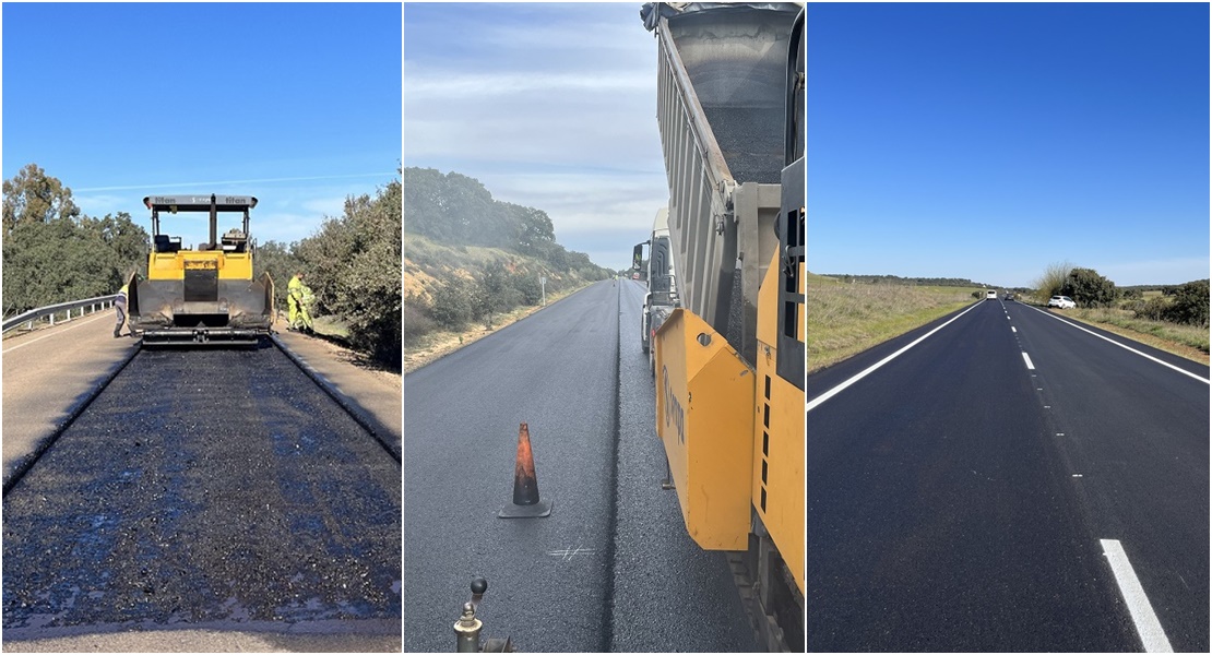 La Diputación de Badajoz licita obras en carreteras provinciales por valor de casi 2 millones de €