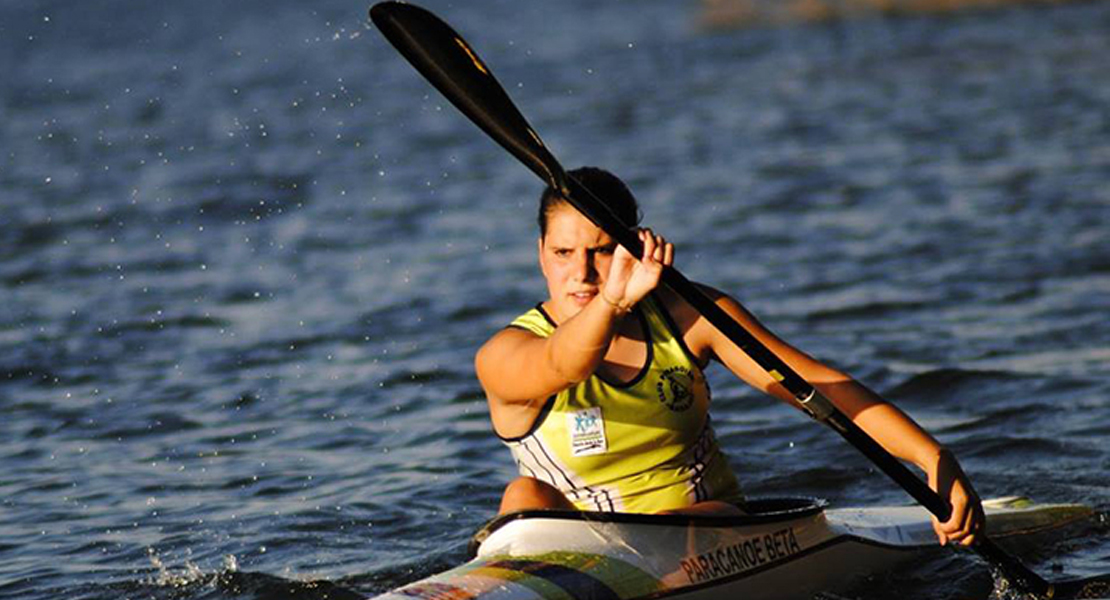 Medalla de oro con Elena Ayuso para el Club Piragüismo Extremadura