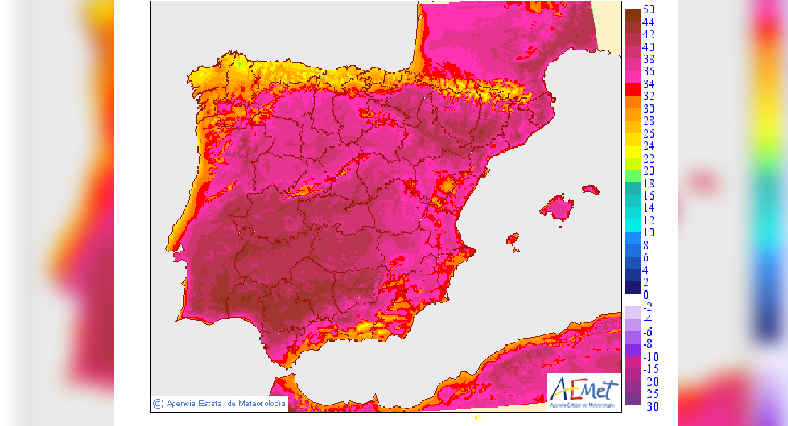 Extremadura en alerta naranja superando los 42 grados