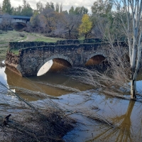 El puente de Gévora sigue derruido 9 meses después