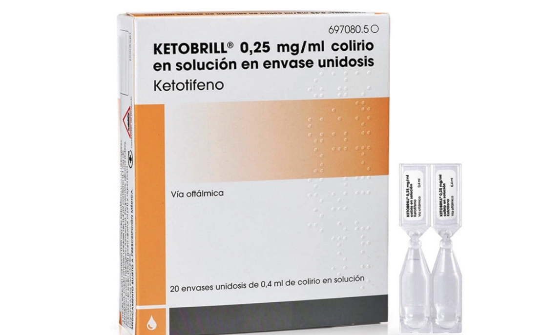 Retiran varios lotes de colirio de la marca Ketobrill