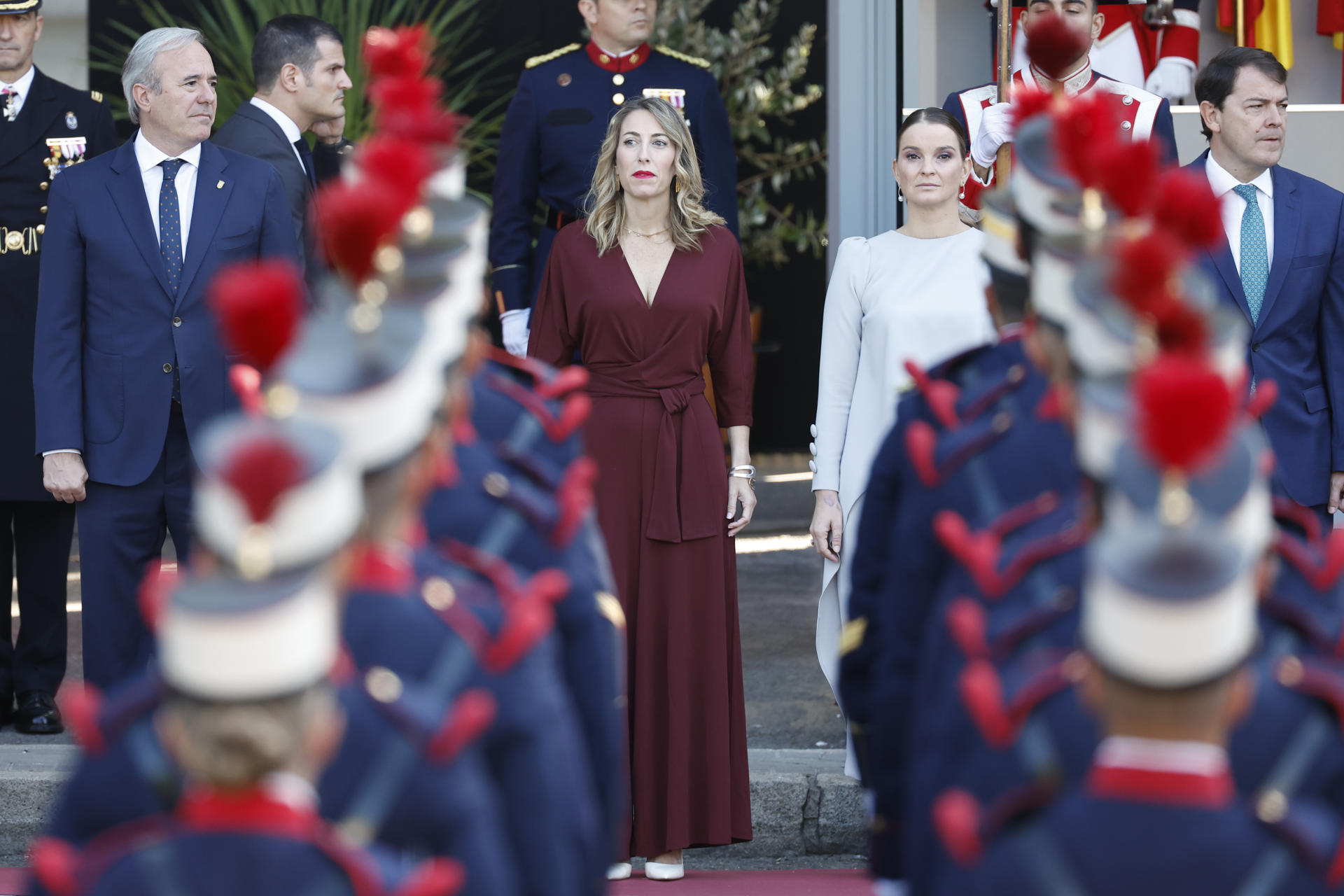 Imágenes de Guardiola en el desfile de Día de la Fiesta Nacional en Madrid