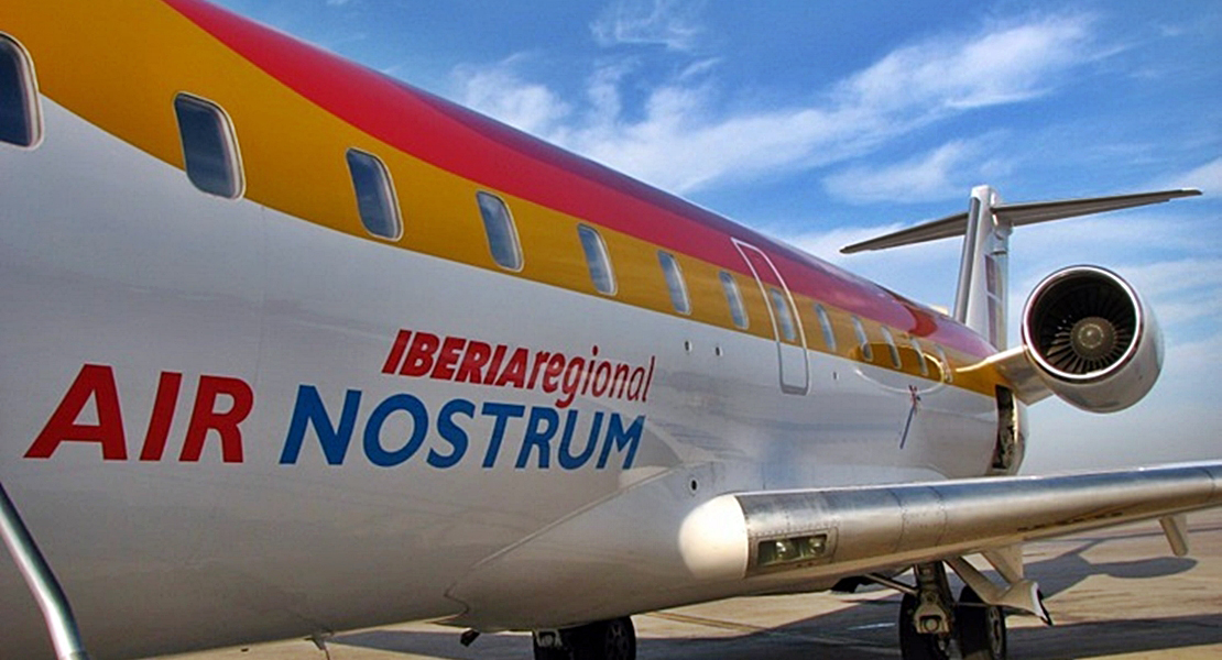 El vuelo Madrid - Badajoz se retrasa hora y media