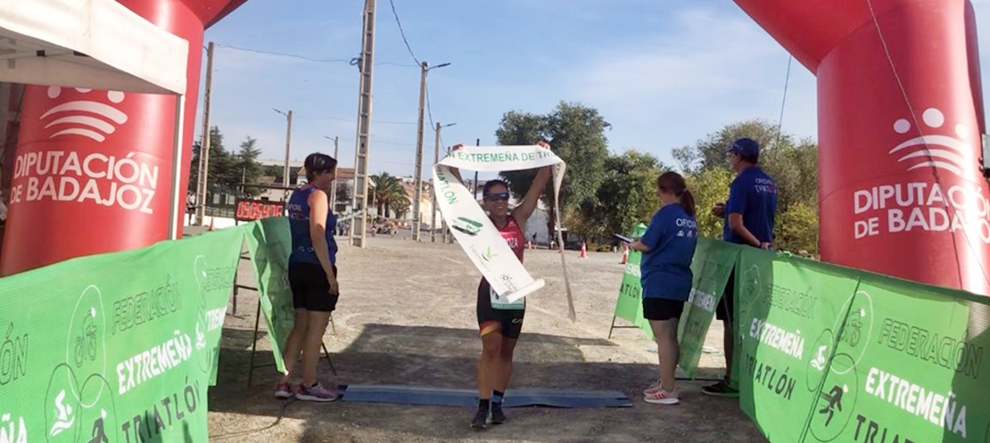 Fernando Méndez y María Remedios Mendoza ganan el X Duatlón Cros Monesterio