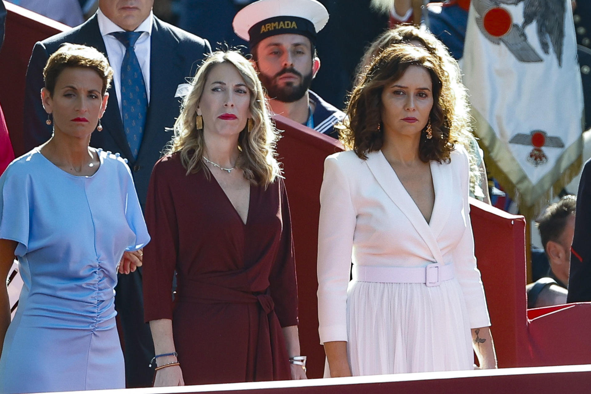 Imágenes de Guardiola en el desfile de Día de la Fiesta Nacional en Madrid