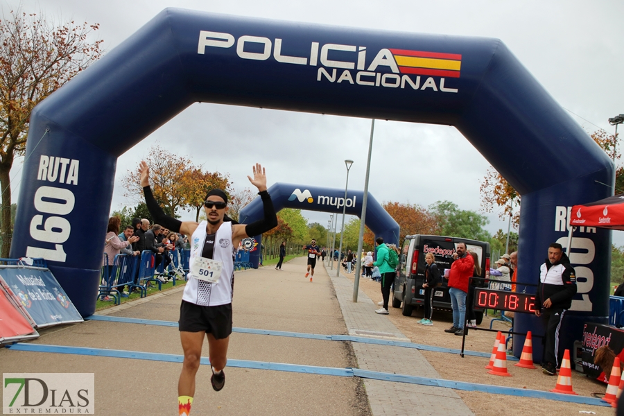 Más de mil participantes en la Ruta 091 de la Policía Nacional de Badajoz