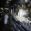 Imágenes del incendio que ha calcinado el restaurante La Marina